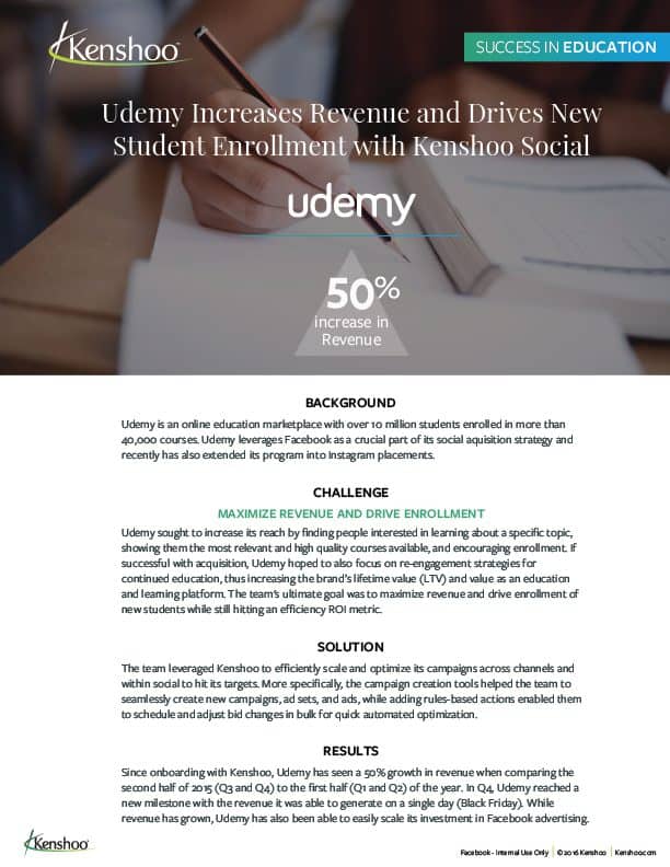 Kenshoo_Udemy_Case_Study