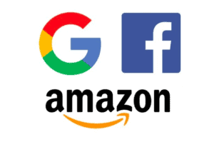 Google Facebook Amazon Logos