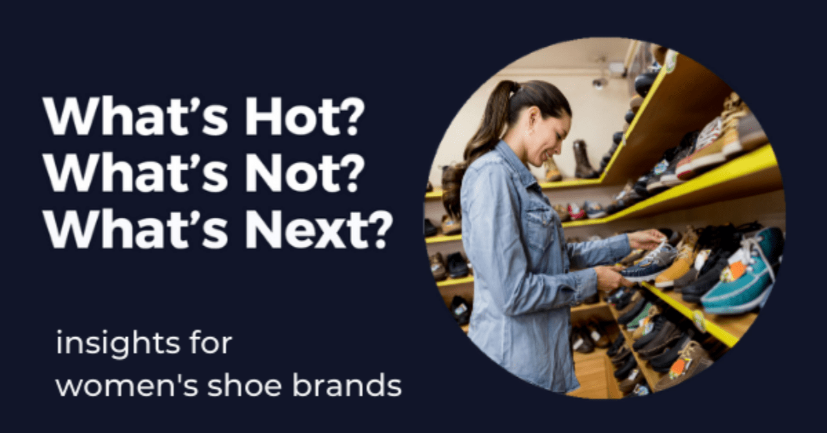 insights for womens shoe brands fb