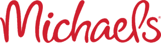 Das Wort „Michaels“ ist in roter Schreibschrift auf weißem Hintergrund geschrieben. Das ist das Logo der Bastel- und Kunsthandwerkskette Michaels – ein Unternehmen, das oft in datengestützten Fallstudien zu kreativen Lösungen im Einzelhandel vorgestellt wird.