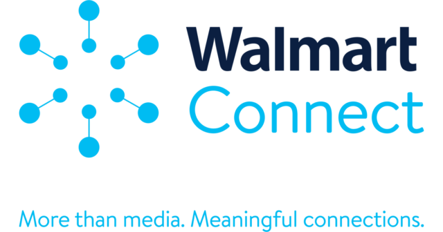 Walmart Connect logo: more than media. meaningful connections.