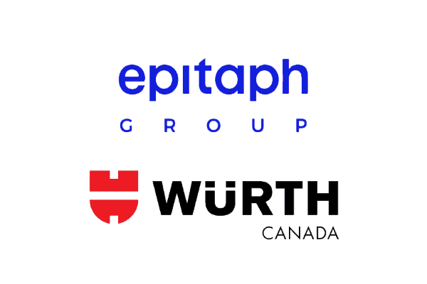 Epitaph group and Wurth Canada branded logo