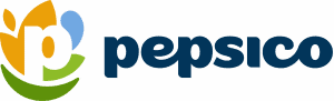 Logo PepsiCo composé d'un « p » minuscule stylisé entouré de formes colorées bleues, orange et vertes, suivi du mot « pepsico » en lettres minuscules bleu foncé et en gras — idéal pour toute étude de cas sur la publicité dans les médias de distribution.
