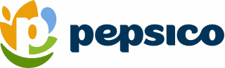 Logo PepsiCo composé d'un « p » minuscule stylisé entouré de formes colorées bleues, orange et vertes, suivi du mot « pepsico » en lettres minuscules bleu foncé et en gras — idéal pour toute étude de cas sur la publicité dans les médias de distribution.
